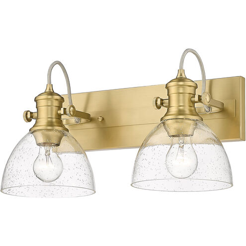 Hines 2 Light 18 inch Brushed Champagne Bronze Bath Vanity Wall Light